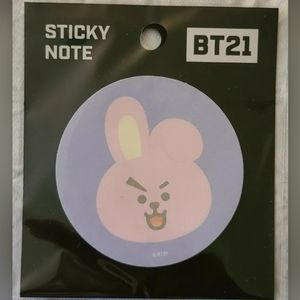 New BT21 Cooky Sticky Note Pad BTS Line Friends